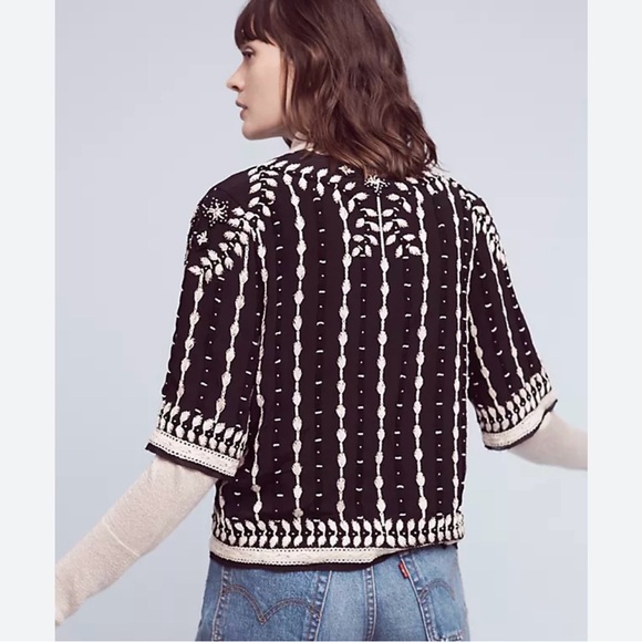 Love Sam Anthropologie Beaded Richmond Jacket - MEDIUM - Picture 3 of 12